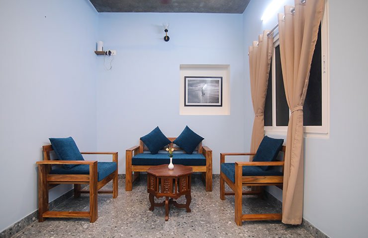 Luxury 1BHK villa room at La Cocoteraie